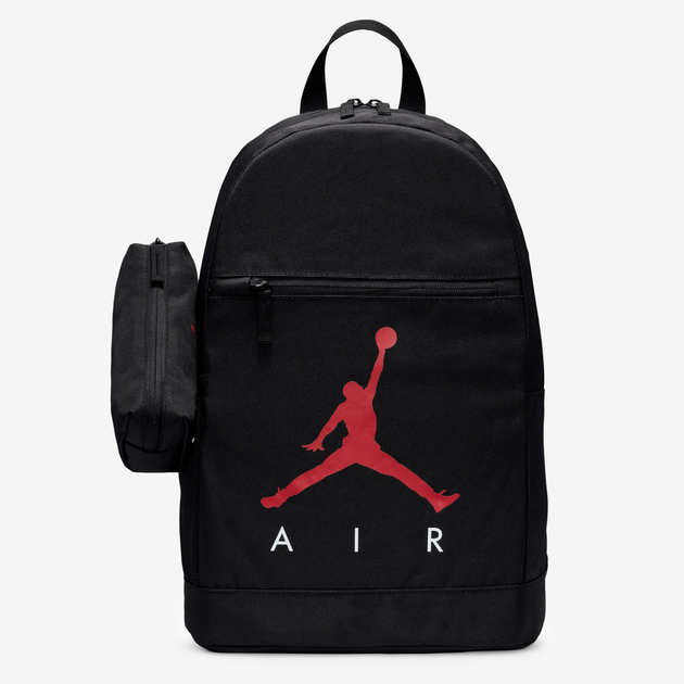 Рюкзак дитячий для хлопчика Nike Jordan Air School Backpack 9B0503-023 19 л Чорний (742728576107) - зображення 1