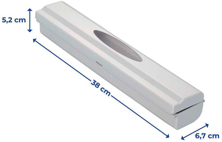 Диспенсер для харчової плівки Maximex Perfect Cutter сірий (4008838256992) - зображення 6