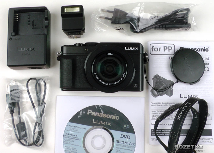 Фотоаппарат Panasonic Lumix DMC-LX100 Black (DMC-LX100EEK) купить