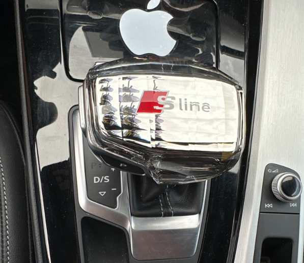 Ручка переключения передач Audi A6 A7 A8 Q7 Q8 хрусталь логотип S-Line (19-23 г.в.) - изображение 2
