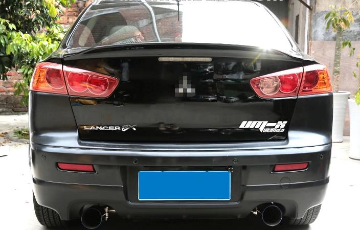 Спойлер багажника Mitsubishi Lancer X стиль Duck Tail (ABS-пластик) - изображение 4