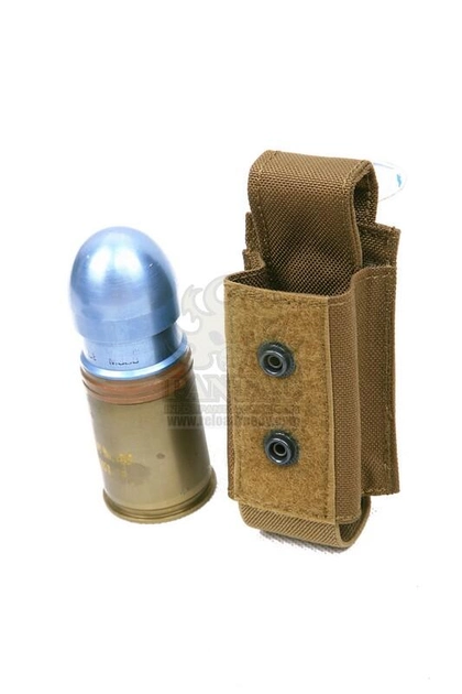 Підсумок Shark Gear Molle Single 40mm Grenade Pouch 80001210 Digital Woodland (АОР2) - зображення 2