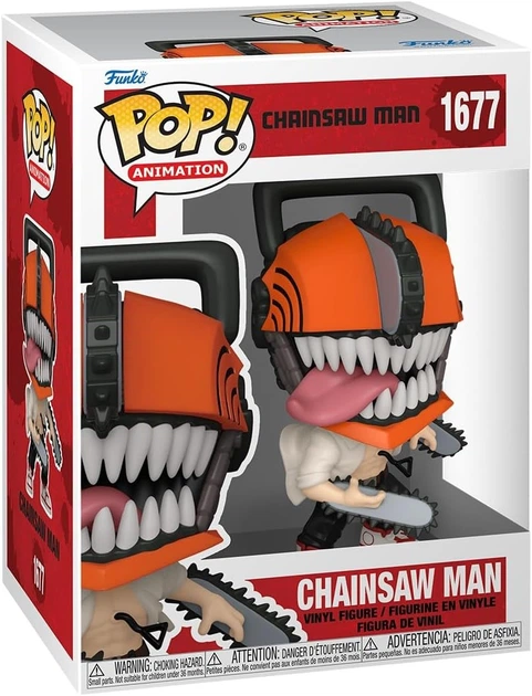 Фигурка Фанко Дэнджи Человек-бензопила №1677 Chainsaw Man Denji with Chase Funko 80324 - изображение 2