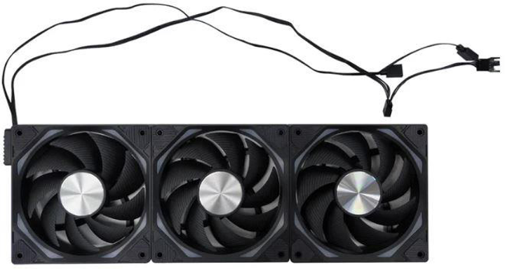 Набор вентиляторов AZZA Galaxy Standard Fan Blade 3 шт. Black (LFO-4912DB3) - изображение 2