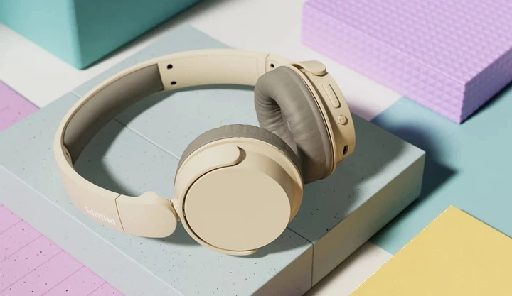 Навушники On-ear Philips TAH3209 BT 5.3 Wireless Mic Beige - зображення 5