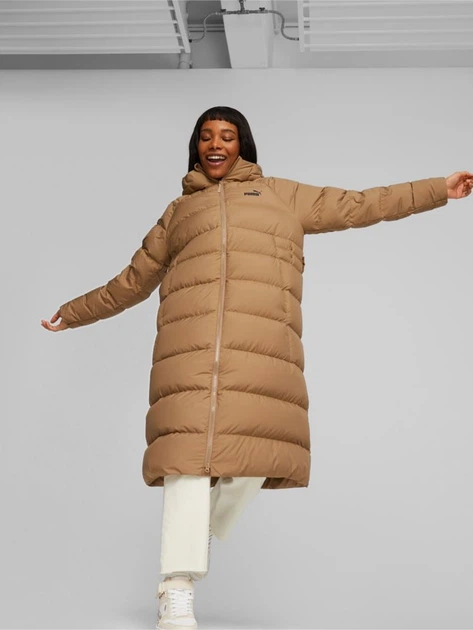 Пуховик зимний длинный женский Puma Long Hooded Down Coat 67536585