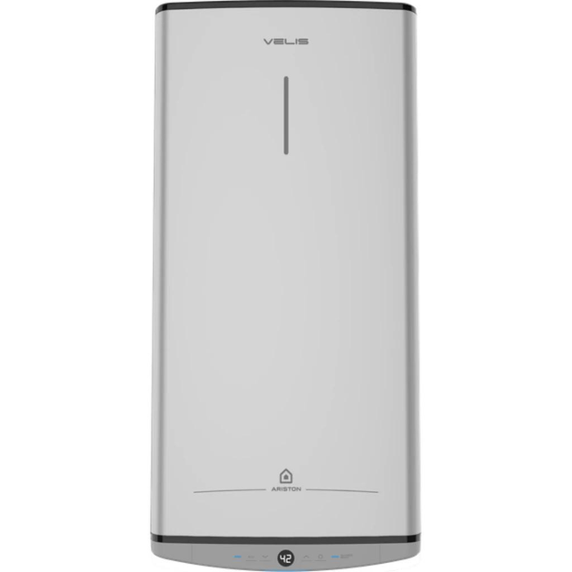 Водонагрівач Ariston серії Velis Tech 80 EU (3100918), 1,5 кВт, накопичувальний, універсальний монтаж, прямокутний плоский, 2 мокрих ТЕН, електронне управління, клас B - зображення 2
