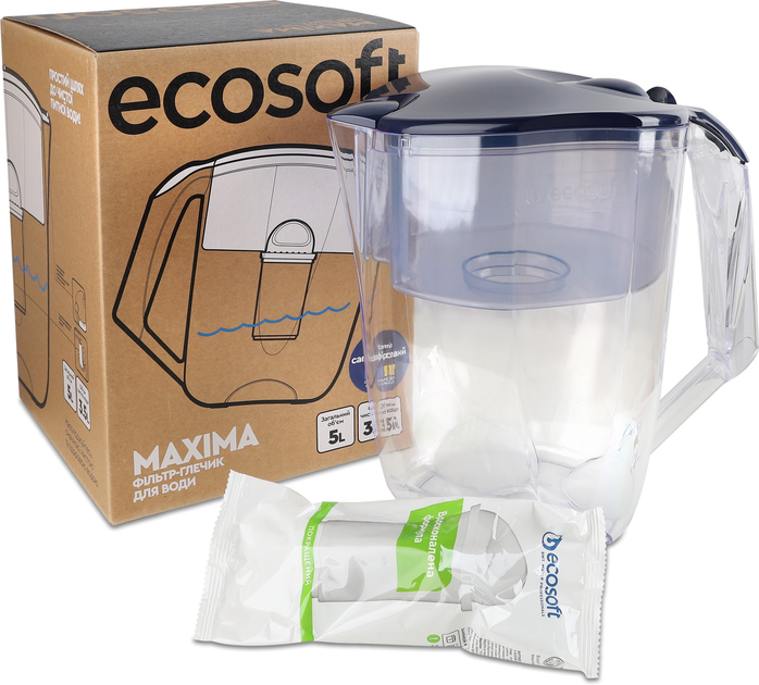 Фильтр-кувшин Ecosoft Maxima sapphire 5 л (4820056800586) - изображение 7
