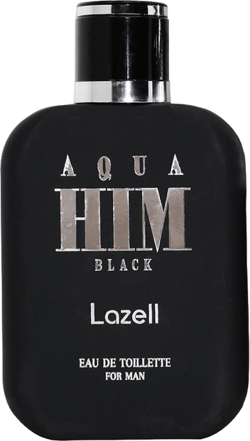 Woda toaletowa męska Lazell Aqua Him Black 100 ml (5907814626165) - obraz 1