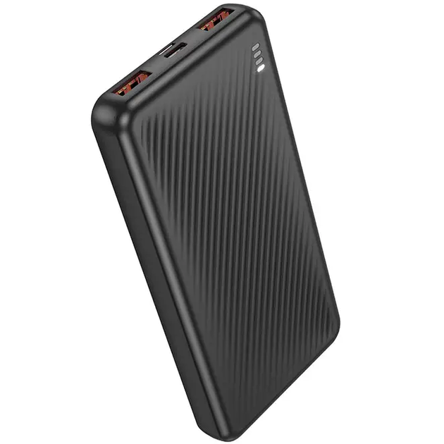 Павербанк зі швидкою зарядкою 22.5W BOROFONE BJ56 |2USB/Type-C, 10000mAh| Чорний - Фото 1 Павербанк зі швидкою зарядкою 22.5W BOROFONE BJ56 |2USB/Type-C, 10000mAh| Чорний - зображення 1