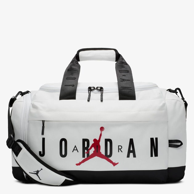 Спортивна сумка Nike Jordan Jam Velocity Duffle Bag SM0920 36 л Біла (196923020567) - зображення 1