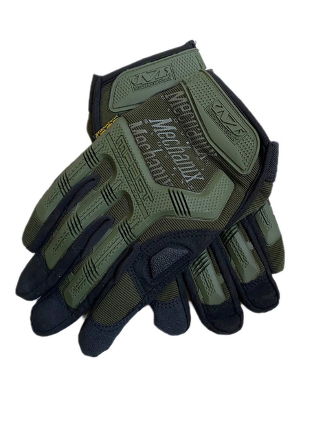 Рукавички з пальчиками Mechanix Wear XL Олива - зображення 1