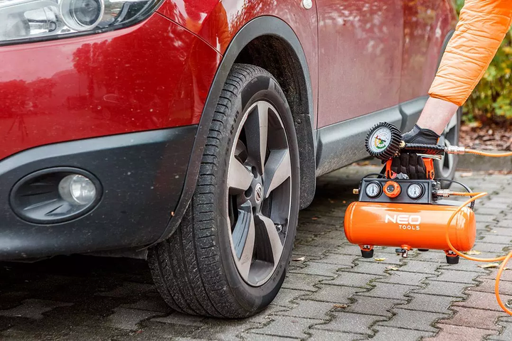 Компресор повітряний NEO Tools акумуляторний Energy+ 18 В 8 бар 3.8 л 04-620 (5907558495980) - зображення 14