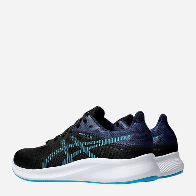 Buty do biegania męskie ASICS Patriot 13 1011B485-010 42.5 (9US) 27 cm Czarny/Niebieski (4550457846974) - obraz 3