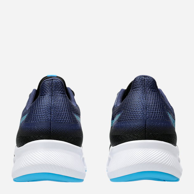 Чоловічі кросівки для бігу ASICS Patriot 13 1011B485-010 45 (11US) 28.5 см Чорний/Блакитний (4550457847001) - зображення 4