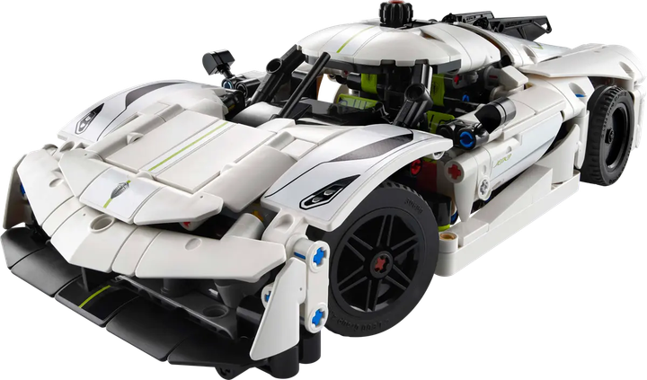 Zestaw klocków LEGO Technic: Biały hipersamochód Koenigsegg Jesko Absolut 801 element (42184) - obraz 2