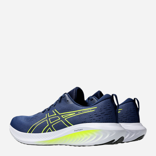Buty do biegania męskie ASICS Gel-Excite 10 1011B600-404 44 (10US) 28 cm Granatowy/Żółty (4550457721820) - obraz 3