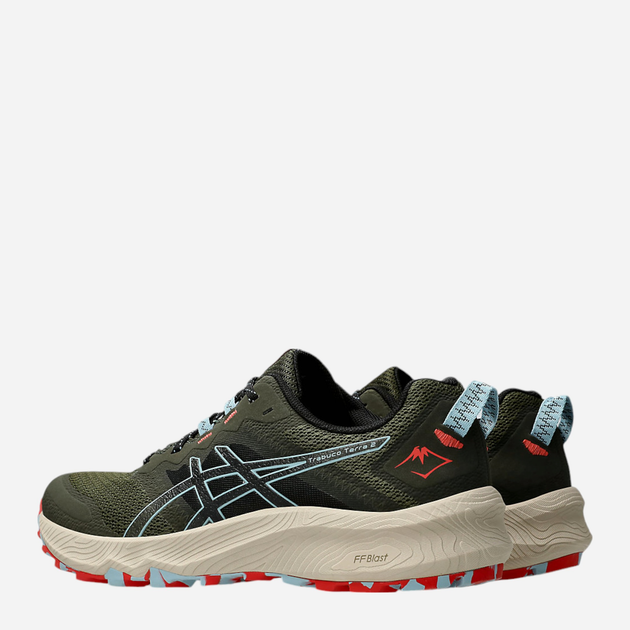 Чоловічі кросівки для бігу ASICS Trabuco Terra 2 1011B607-300 42 (8.5US) 26.5 см Темно-зелені (4550457889148) - зображення 3
