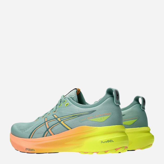 Чоловічі кросівки для бігу ASICS Gel-Kayano 31 1011B929-750 40 (7US) 25.2 см Світло-зелений/Жовтий (4550457751650) - зображення 3