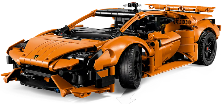 Zestaw klocków LEGO Technic: Pomarańczowe Lamborghini Huracán Tecnica 806 elementów (42196) - obraz 5