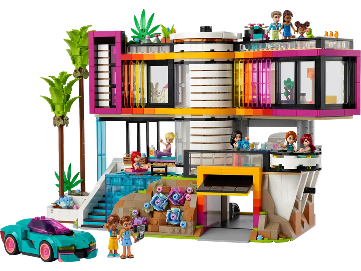 Zestaw klocków LEGO Friends: Nowoczesna rezydencja Andrei 2275 elementów (42639) - obraz 2