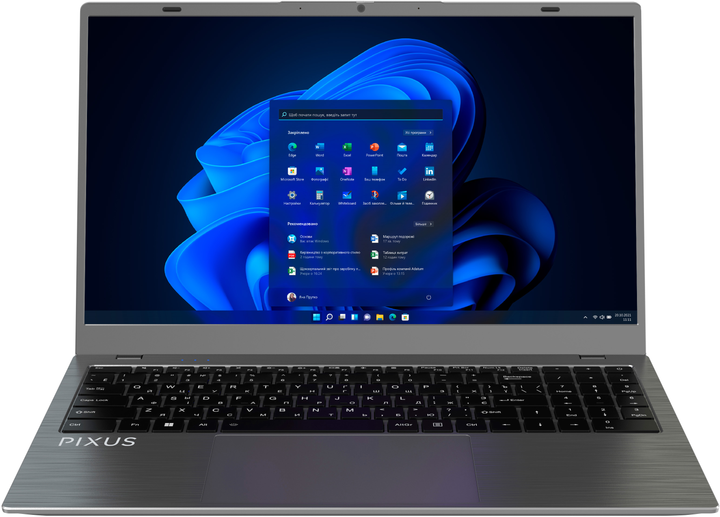 Акція на Ноутбук Pixus Bit 8/256GB Windows 11 Pro UKR Graphite від Rozetka