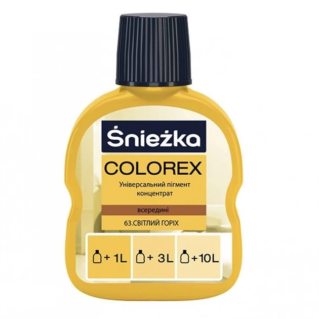 Краситель Sniezka Colorex 63 светлый орех - Фото 1 Краситель Sniezka Colorex 63 светлый орех - изображение 1