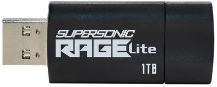 Флеш память Patriot Rage Lite 1TB USB 3.2 Black (PEF1TBRLB32U