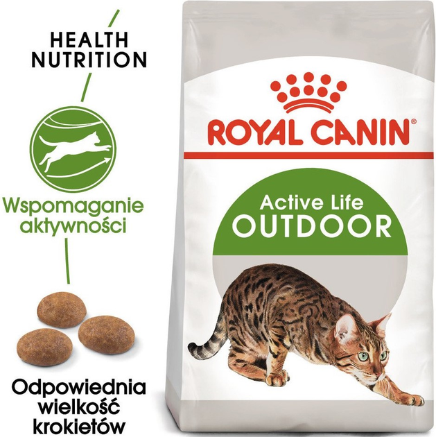 Сухий корм для дорослих котів Royal Canin fhn outdoor зі смаком птиці 4 кг (3182550707381) - зображення 2