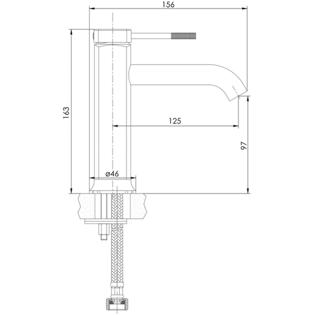 Змішувач-кран для раковини IMPRESE Brenta ZMK071901010 - зображення 2
