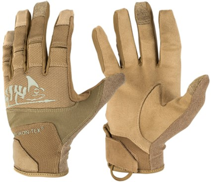 Рукавички тактичні Helikon-Tex Range Tactical Gloves A розмір M Coyote / Adaptive Green (RK-RNG-PO-1112A-B04) - зображення 1