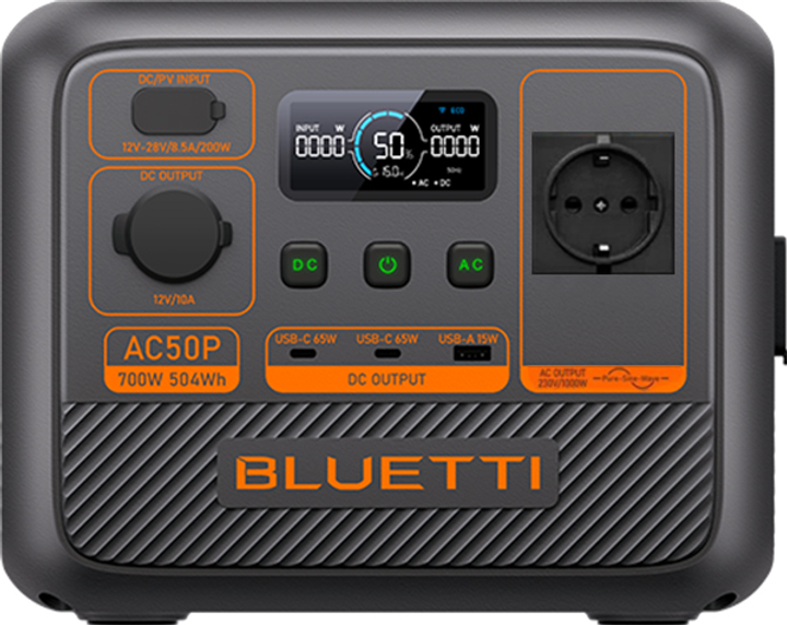 Зарядна станція Bluetti AC50P / 700 Вт / 504 Вт⋅год / LiFePO4 - зображення 1