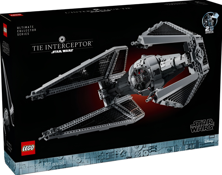 Zestaw klocków LEGO Star Wars: TIE Interceptor 1931 element (75382) - obraz 1