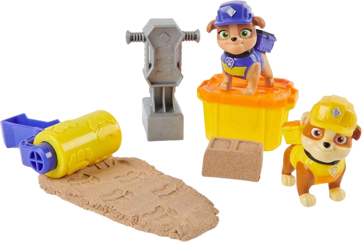 Игровой набор Spin Master Rubble&Crew Кремез и команда Набор из двух фигурок щенков и кинетического песка Кремез и Микс (SM28503/6066686) - Фото 3 Игровой набор Spin Master Rubble&Crew Кремез и команда Набор из двух фигурок щенков и кинетического песка Кремез и Микс (SM28503/6066686) - изображение 3
