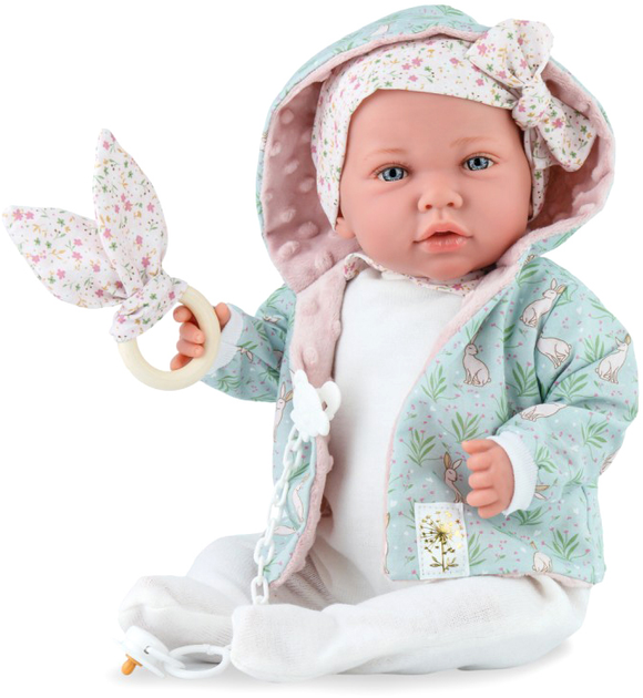 Lalka bobas Marina & Pau Hiszpańska Ane Rabbit 45 cm (8435606212168) - obraz 1