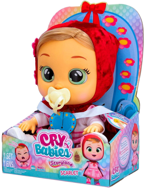 Lalka bobas TM Toys Cry Babies Storyland Scarlet Czerwony Kapturek 30 cm (8421134081949) - obraz 1