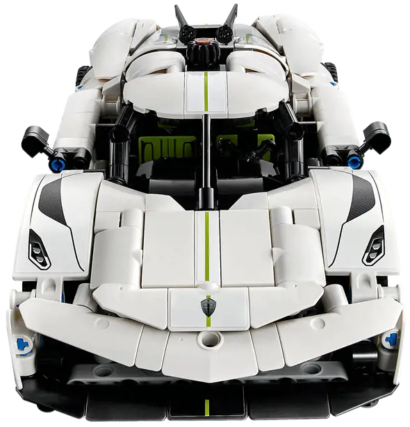 Конструктор LEGO Technic: Білий гіперкар Koenigsegg Jesko Absolut 801 елемент (42184) - зображення 4