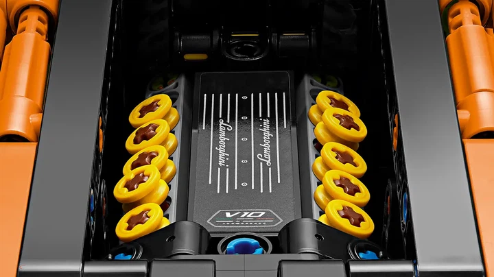 Конструктор LEGO Technic: Оранжевый Lamborghini Huracán Tecnica 806 элементов (42196) - изображение 6
