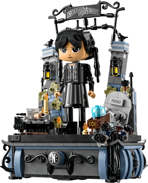 Zestaw klocków LEGO Wednesday: Figurka Wednesday Addams 702 elementy (76780) - obraz 2