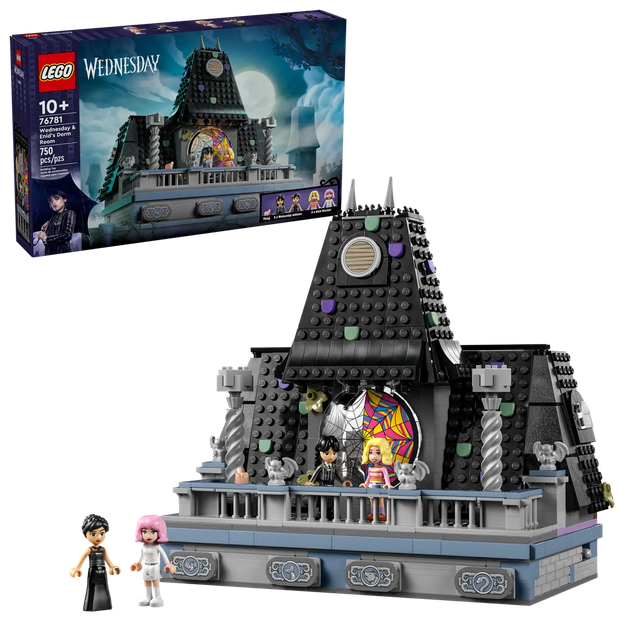 Zestaw klocków LEGO Wednesday: Pokój Wednesday i Enid 750 elementów (76781) - obraz 5