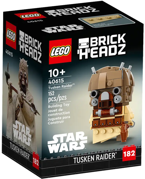 Zestaw klocków LEGO Star Wars BrickHeadz Tuskeński rabuś 152 elementy (40615) - obraz 1