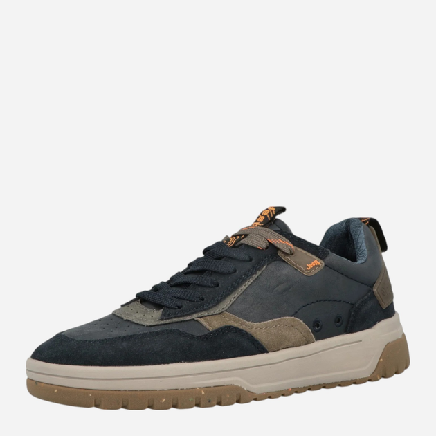 Sneakersy męskie do kostki Jeep JM42100A-016 44 (10UK) 29.6 cm Granatowe (8050246386484) - obraz 3