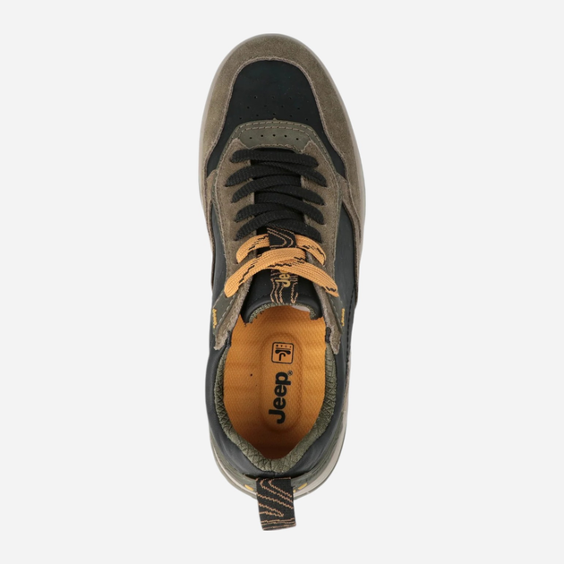 Sneakersy męskie do kostki Jeep JM42100A-020 43 (9UK) 28.9 cm Khaki (8050246386545) - obraz 4