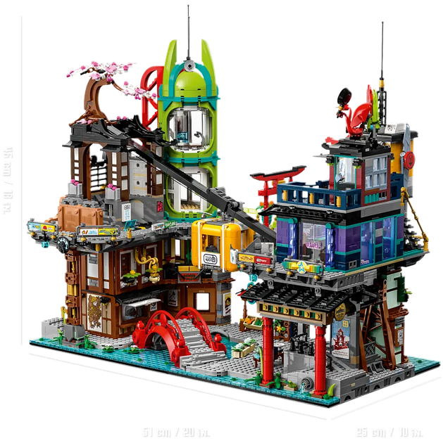 Конструктор LEGO Ninjago Міська площа NINJAGO 6163 елемента (71799) - зображення 3