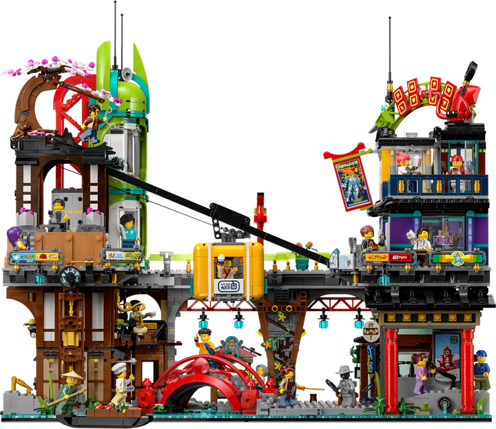 Конструктор LEGO Ninjago Міська площа NINJAGO 6163 елемента (71799) - зображення 4