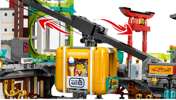 Конструктор LEGO Ninjago Міська площа NINJAGO 6163 елемента (71799) - зображення 5