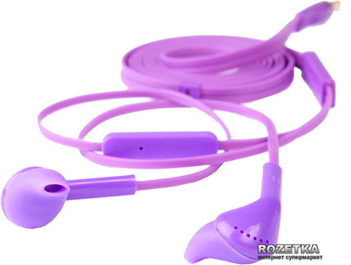 Наушники Probass Stripe MX102 с пультом управления плеером Lilac купить ...