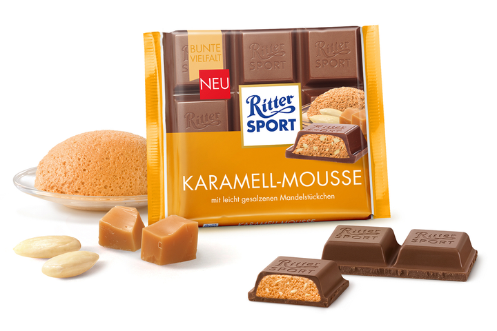 Шоколад ritter Ritter Sport sport karamell-mousse – купить в Украине ...