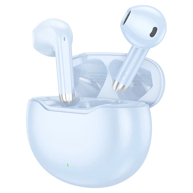 Бездротові Bluetooth навушники Hoco EW61 June true wireless BT 5.3 Blue - зображення 3