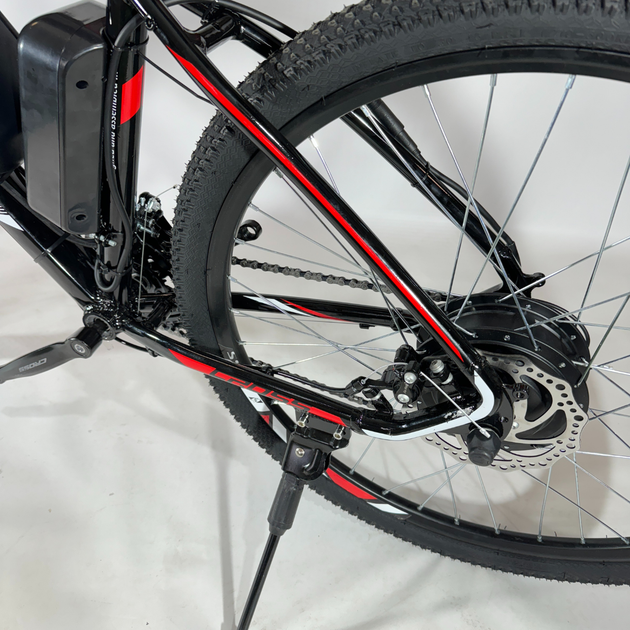 Велосипед з Е-комплектом 27.5" Cross Tracker 48 В 450Вт 12 Ah/ до 40-45 км запас ходу + ручка мотоциклетного типу з індикатором заряду та ключами. - зображення 8